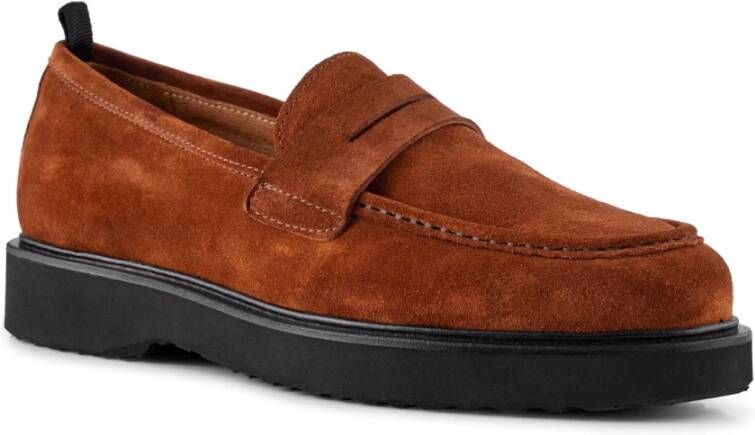 Shoe the Bear Casual Suede Loafer Brown Heren