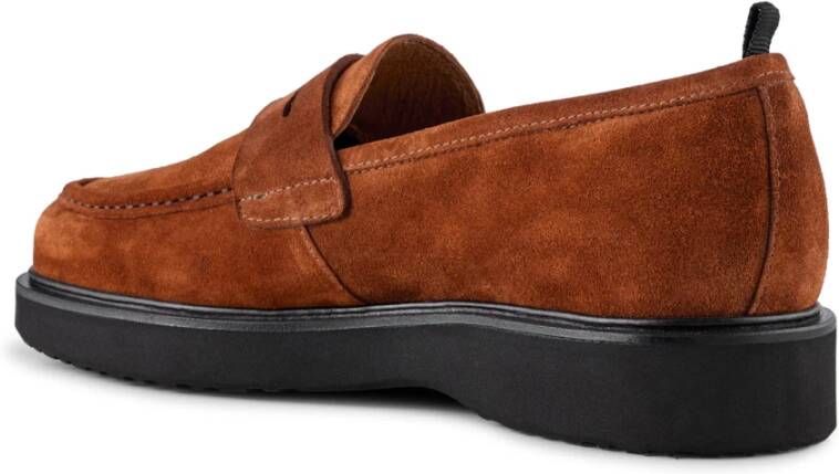 Shoe the Bear Casual Suede Loafer Brown Heren