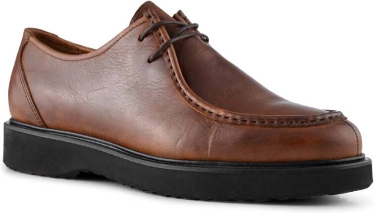 Shoe the Bear Cosmos Leren Schort Schoen Brown Heren