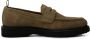 Shoe the Bear Casual Suède Loafer Khaki Green Heren - Thumbnail 3