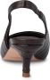 Shoe the Bear Croco Leren Slingback Hak Chocolade Brown Dames - Thumbnail 8