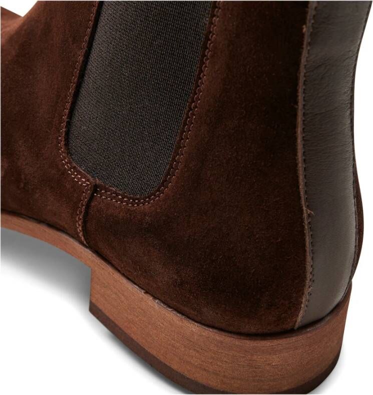 Shoe the Bear Dev chelsea boot waxed Bruin Brown Heren