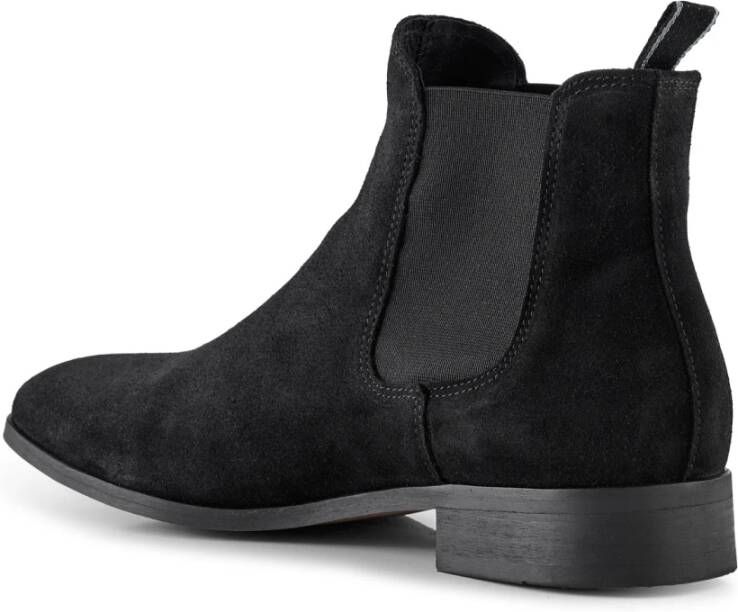 Shoe the Bear Klassieke Suede Chelsea Boots Zwart Heren