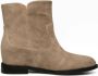 Shoe the Bear Elegante Suède Elvira Laars Taupe Beige Dames - Thumbnail 4