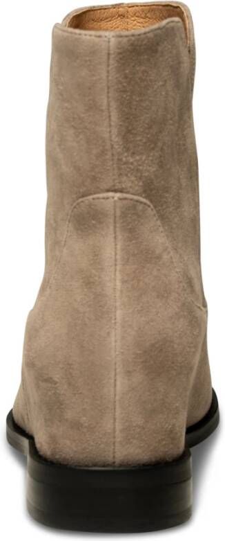 Shoe the Bear Elegante Suède Elvira Laars Taupe Beige Dames