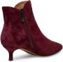 Shoe the Bear Elegante Suède Enkellaars Bordeaux Rood Dames - Thumbnail 3