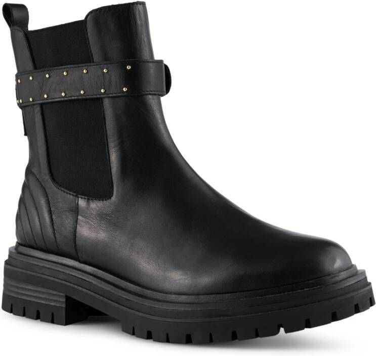 Shoe the Bear Franka leren chelsea laars Zwart Black Dames