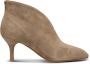 Shoe the Bear Valentine Suède Haklaarzen Taupe Beige Dames - Thumbnail 4