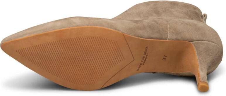 Shoe the Bear Valentine Suède Haklaarzen Taupe Beige Dames