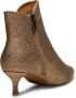 Shoe the Bear Glitter Leren Enkellaarsje Elegante Rits Brown Dames - Thumbnail 14