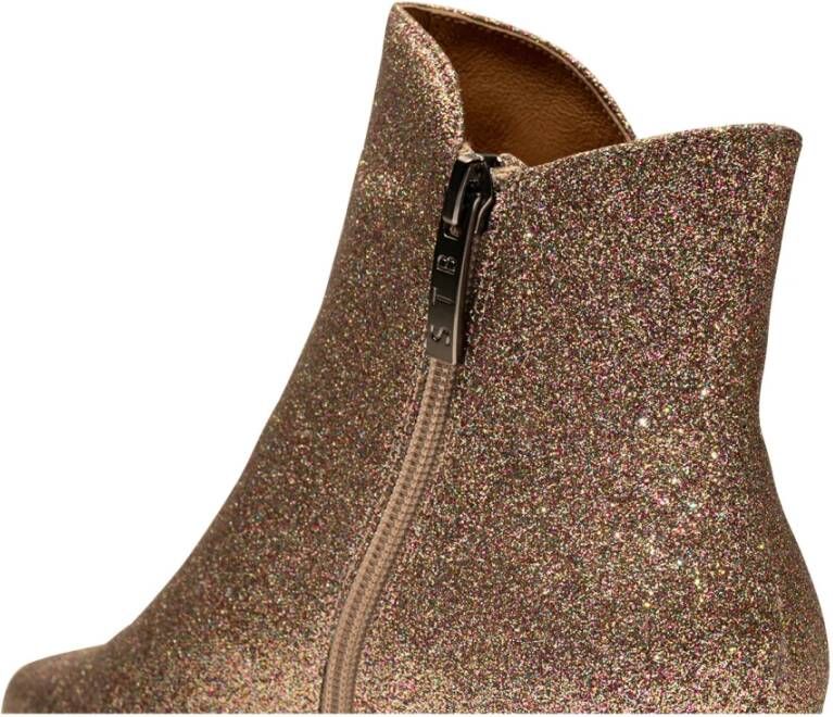 Shoe the Bear Glitter Bootie Multi Bruin Dames