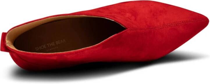 Shoe the Bear Valentine Heel Suède Laarzen Fire Red Rood Dames