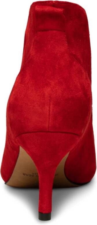 Shoe the Bear Valentine Heel Suède Laarzen Fire Red Rood Dames