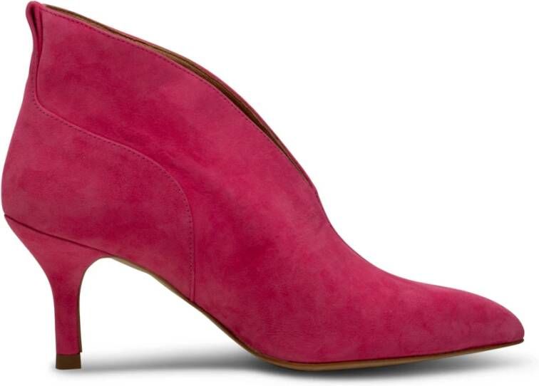 Shoe the Bear Fuchsia Suède Valentine Hak Roze Dames