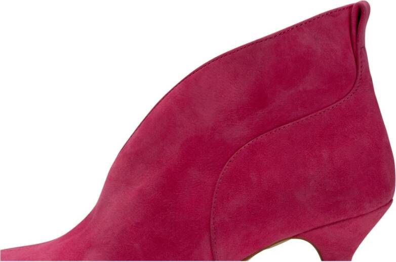 Shoe the Bear Fuchsia Suède Valentine Hak Roze Dames