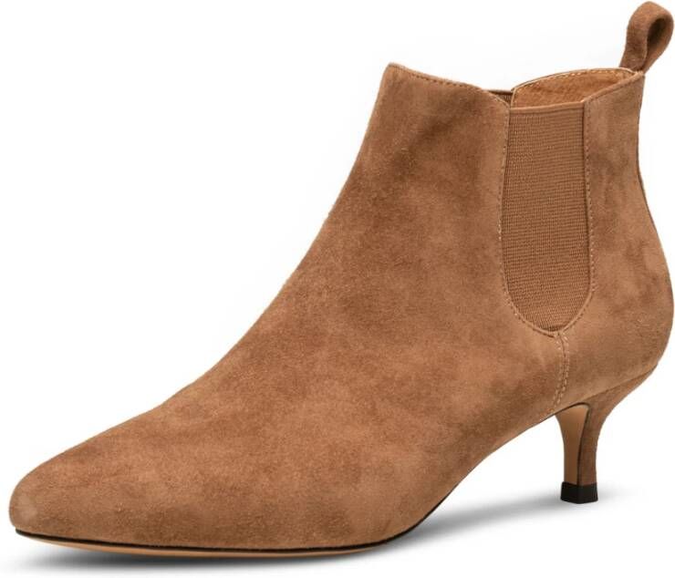 Shoe the Bear Saga Chelsea Boot Suède TAN Bruin Dames