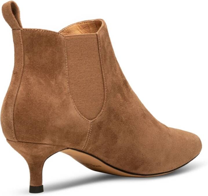 Shoe the Bear Saga Chelsea Boot Suède TAN Bruin Dames