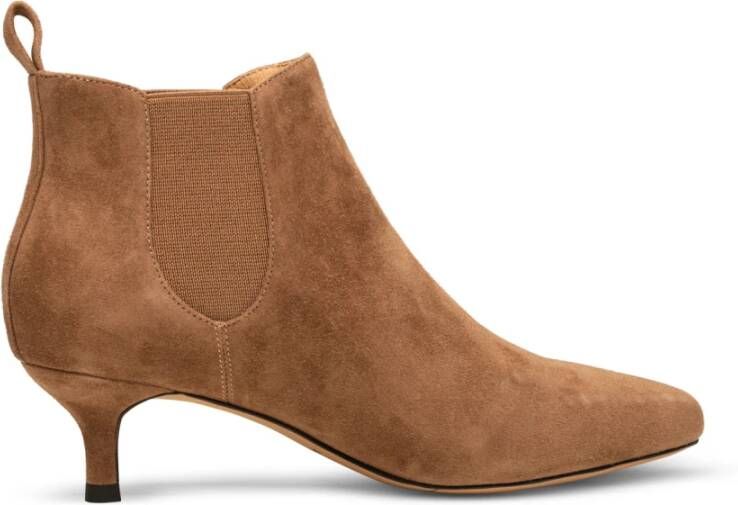 Shoe the Bear Saga Chelsea Boot Suède TAN Bruin Dames