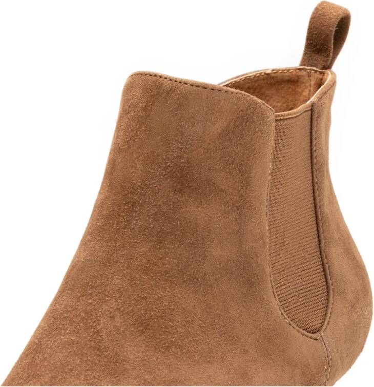 Shoe the Bear Saga Chelsea Boot Suède TAN Bruin Dames