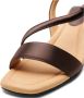 Shoe the Bear Sylvi Slingback Hoge Hak Sandalen Bruin Dames - Thumbnail 8