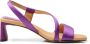 Shoe the Bear Sylvi Slingback Hoge Hak Sandalen Purple Dames - Thumbnail 4