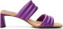 Shoe the Bear Sylvi Satijnen Hoge Hak Sandalen Purple Dames - Thumbnail 4