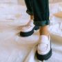 Shoe the Bear Iona loafer leer WIT Krokodil White Dames - Thumbnail 10