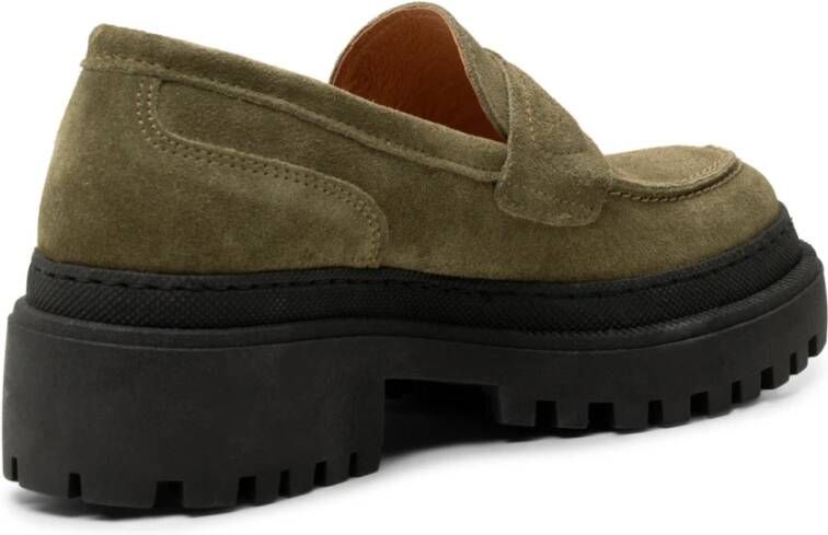 Shoe the Bear Iona loafer suede Algae Green Dames