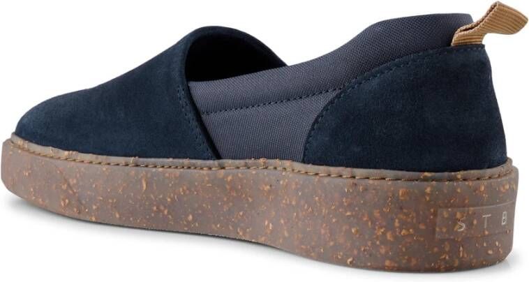 Shoe the Bear Jesper instapper suède Navy Blue Heren