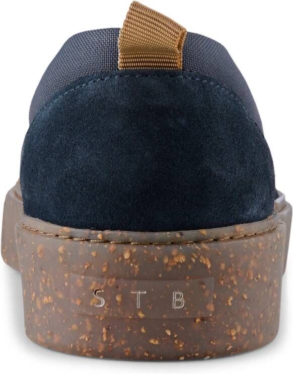 Shoe the Bear Jesper instapper suède Navy Blue Heren