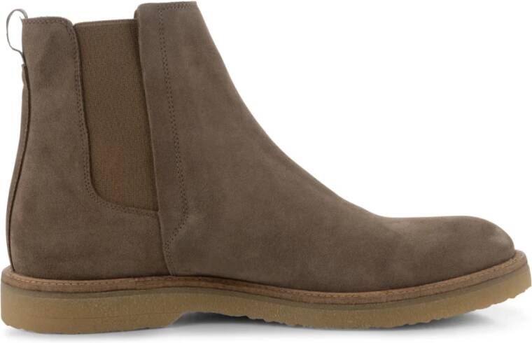 Shoe the Bear Taupe Suede Kip Chelsea Boots Beige Heren