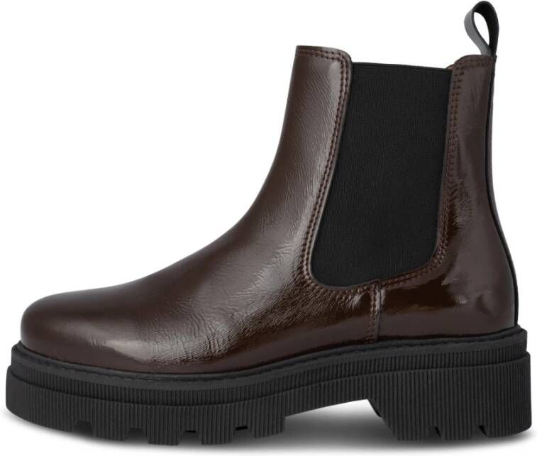 Shoe the Bear Lakleren Chelsea Laars Brown Dames