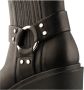 Shoe the Bear Leren Bikerlaars met Harnasdetails Black Dames - Thumbnail 9