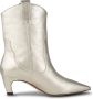 Shoe the Bear Metallic Western-geïnspireerde Puntige Neus Laarzen Gray Dames - Thumbnail 5