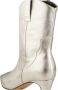 Shoe the Bear Metallic Western-geïnspireerde Puntige Neus Laarzen Gray Dames - Thumbnail 9