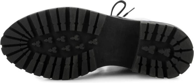 Shoe the Bear Nettie veterschoen leer Zwart Black Dames