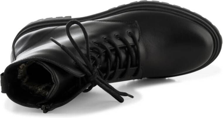 Shoe the Bear Nettie veterschoen leer Zwart Black Dames