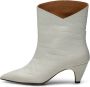 Shoe the Bear Paula Enkellaars Trendy Croc Details White Dames - Thumbnail 9