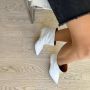 Shoe the Bear Paula Enkellaars Trendy Croc Details White Dames - Thumbnail 11