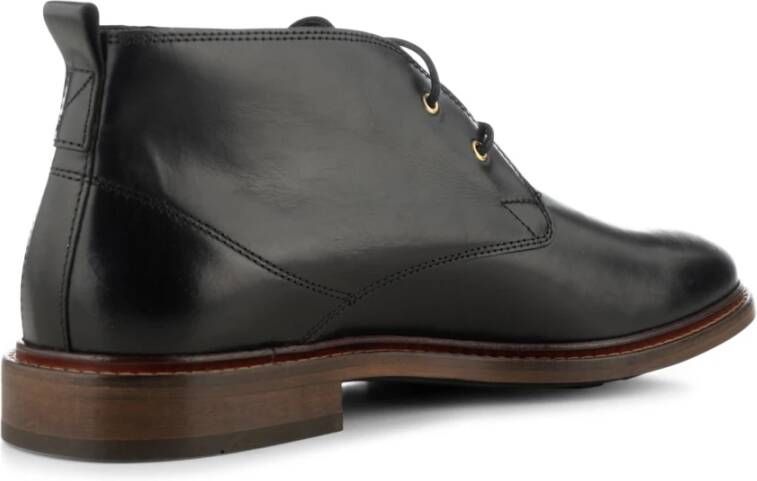 Shoe the Bear Phoenix Chukka Boots leer Zwart Heren