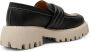 Shoe the Bear Chunky Leren Loafer Zwart Contrast Black Dames - Thumbnail 5