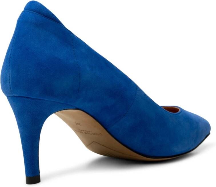 Shoe the Bear Kelly Suède Hak Cobalt Blauw Dames