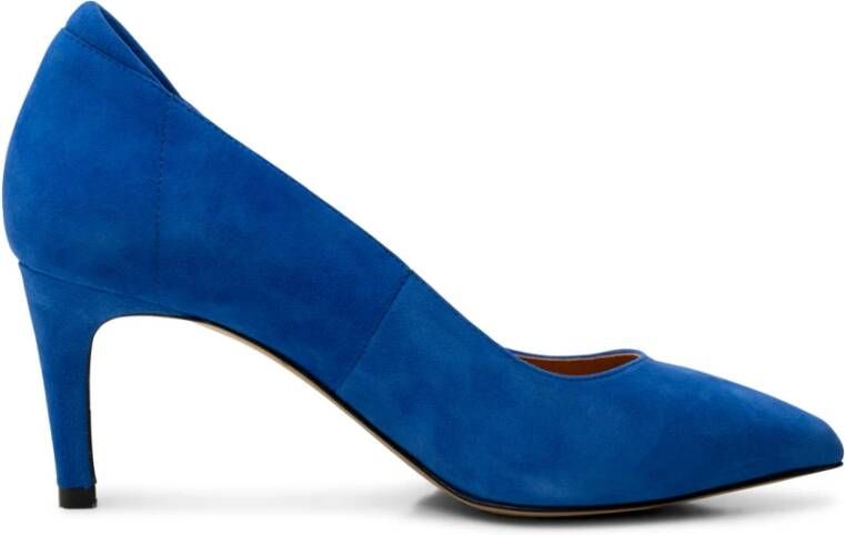 Shoe the Bear Kelly Suède Hak Cobalt Blauw Dames