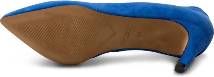 Shoe the Bear Kelly Suède Hak Cobalt Blauw Dames