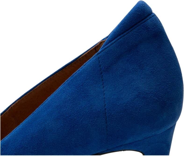 Shoe the Bear Kelly Suède Hak Cobalt Blauw Dames