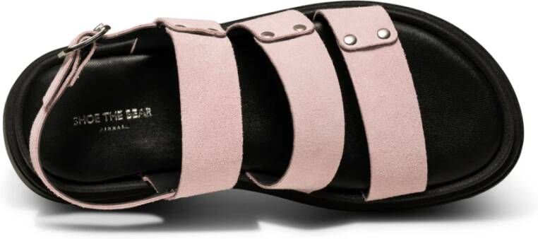 Shoe the Bear Rebecca Slingback Suède Sandalen Pink Dames