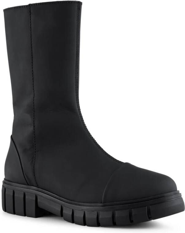 Shoe the Bear Rebel boot leer MAT Zwart Black Dames