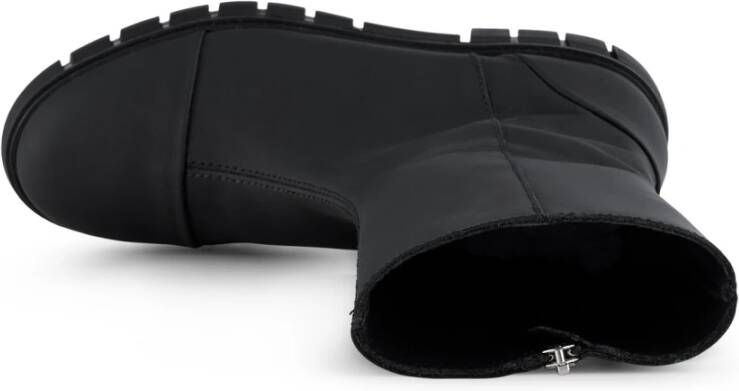 Shoe the Bear Rebel boot leer MAT Zwart Black Dames