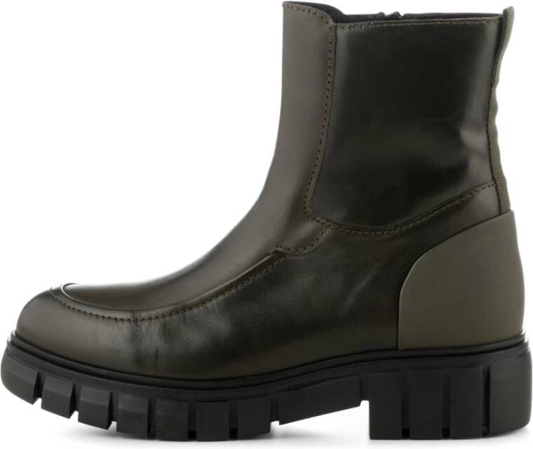 Shoe the Bear Rebel Leren Instaplaars Green Dames
