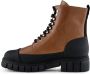 Shoe the Bear Rebel lace up boot leather Bruin Heren - Thumbnail 6